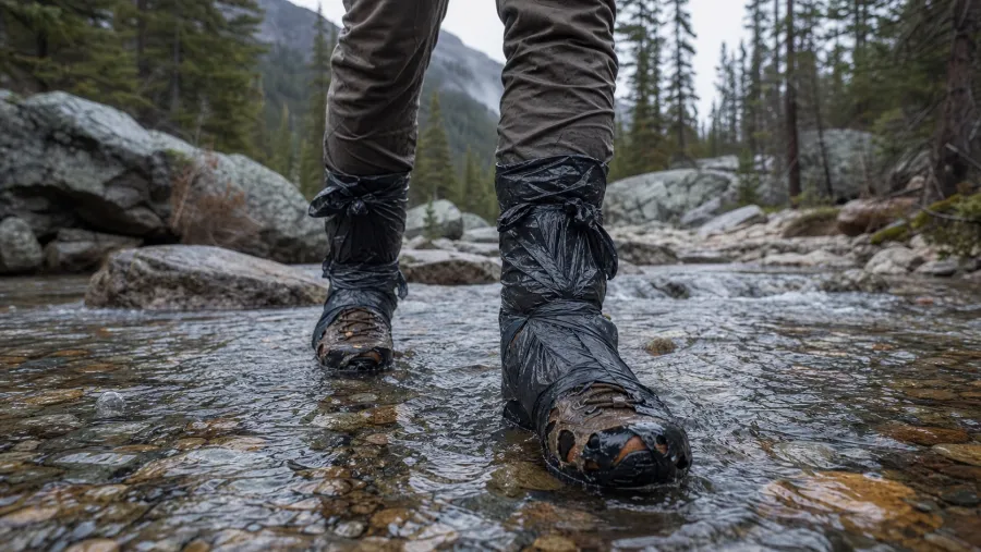 Garbage bags rip OTTR outdoor product scene